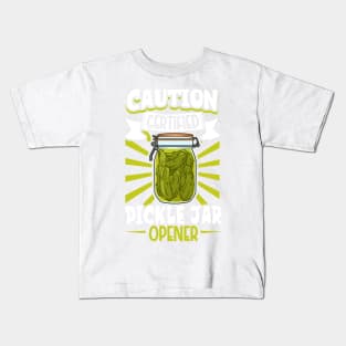 Certified pickle jar opener - pickle eating Kids T-Shirt